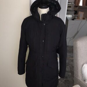 NORTH FACE EUC DOWN FILLED HOODED PUFFER COAT SIZE MEDIUM